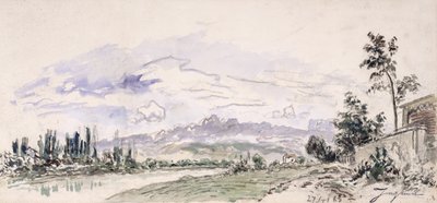 The Banks of the Isere, 27th September 1863 by Johan Barthold Jongkind